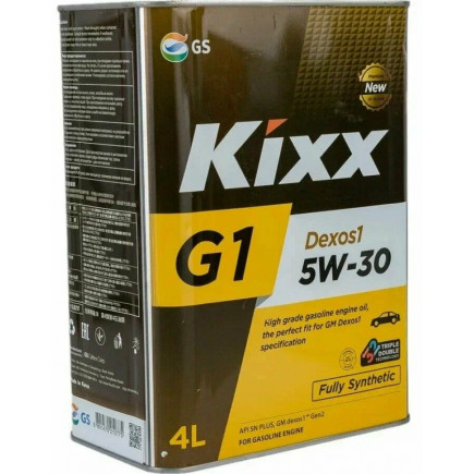 Масло моторное KIXX G1 DEXOS1 5W30 SN PLUS/GF-5 (Корея) (4L)