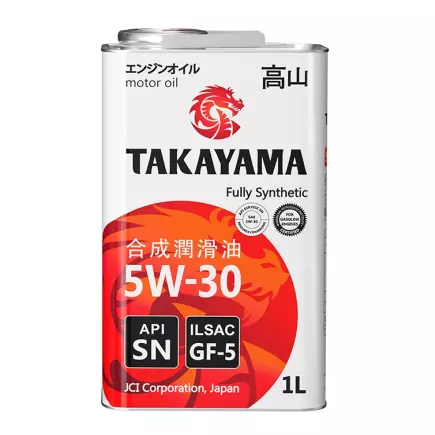 Масло моторное TAKAYAMA Adaptec 5W-30 GF-5 SN 1л Масло моторное TAKAYAMA Adaptec 5W-30 GF-5 SN 1л