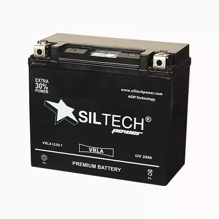 SILTECH VRLA1220.1 12V20Аh (YTХ20-BS) (п.п.) SILTECH VRLA1220.1 12V20Аh (YTХ20-BS) (п.п.)