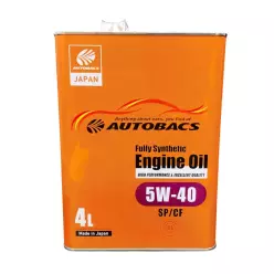 Масло моторное AUTOBACS ENGINE OIL FS 5W40 SP/CF (4л)